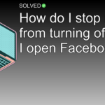 How do I stop music from turning off when I open Facebook? - Technology